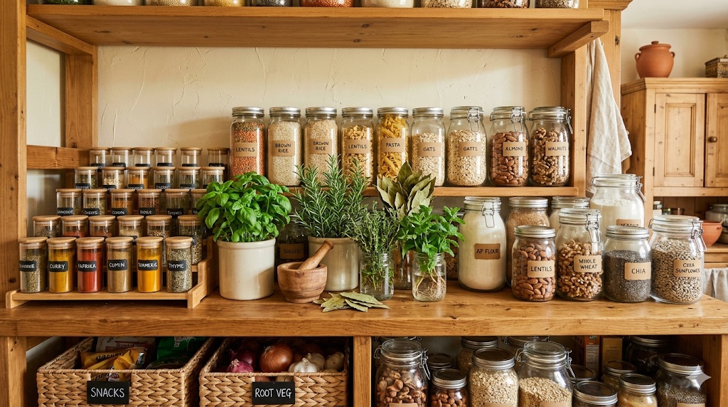 Pantry snapshot feeding your nutrition record