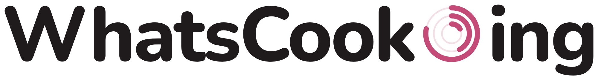The WhatsCook.ing wordmark as a large PNG with a transparent background
